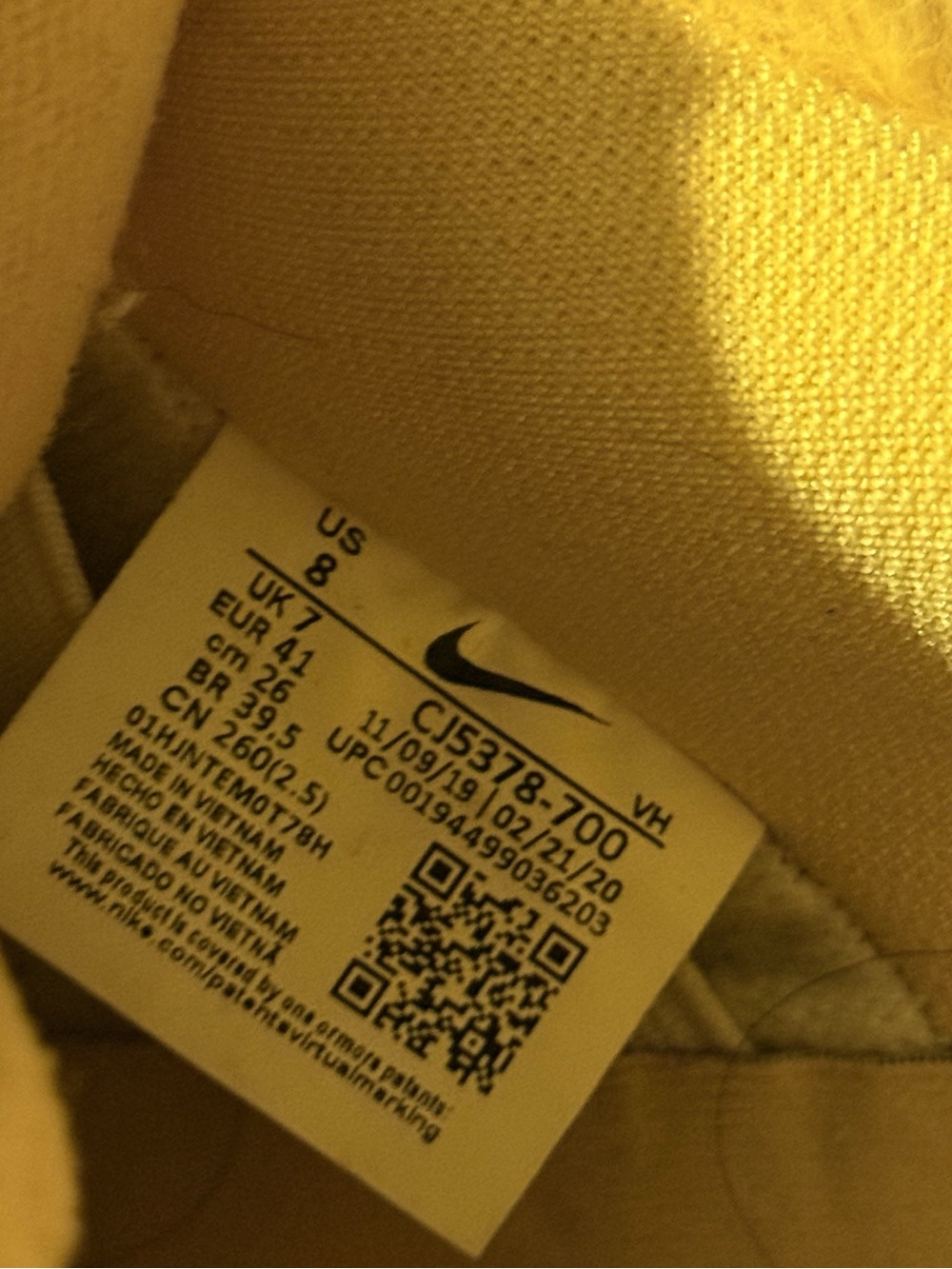 Nike SB Dunk Low Grateful Dead Bears Yellow CJ5378-700 Men’s Size 8 w/ Box - Picture 4 of 7